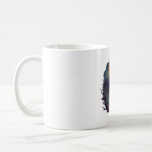 Mug Chouette effraie effrayante Art d'Halloween de bra