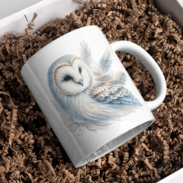 Mug Chouette élégante en aquarelle