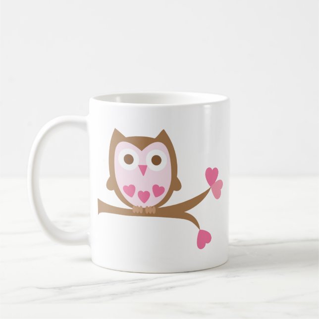 Mug Chouette épervière de Valentines (Gauche)
