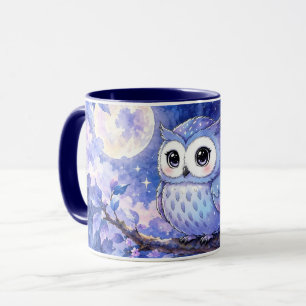 Mug Chouette Mignonne sous la Lune