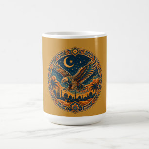 Mug Chouette mystique arabe croissant de lune art du d