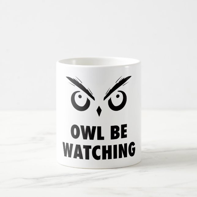 Mug Chouette regarde (Centre)