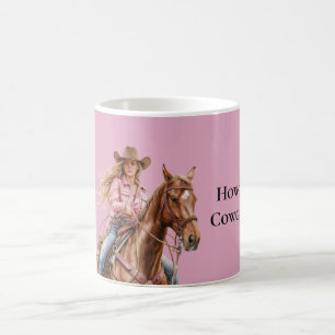 Mug Chouette rose Brown Cheval Sud-Ouest Cheval Blond