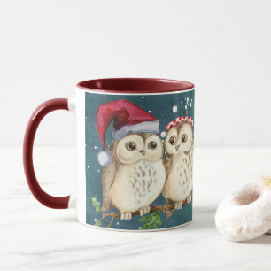 Mug Chouette t'aime toujours   Joli cadeau de Noël d'h