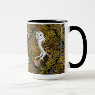 Mug Chouettes, fougères, chênes et baies 2