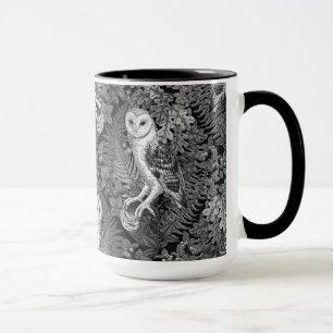 Mug Chouettes, fougères, chênes et baies 4