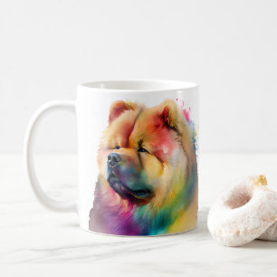 Mug Chow Chow Chow Chien de couleur Pet de café Mug, C