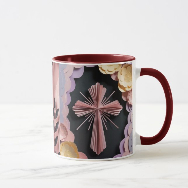 Mug chrétien avec croix de chocolat (Droite)