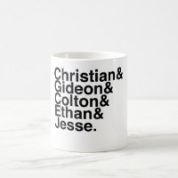 Chrétien d'ami de livre, Gideon, Colton, Ethan,