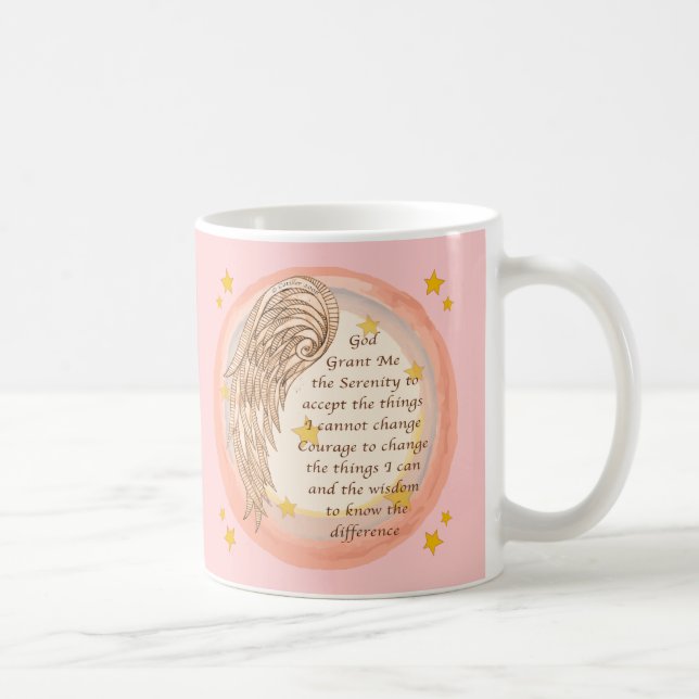 Mug Christian Angel Prière pour la sérénité (Droite)