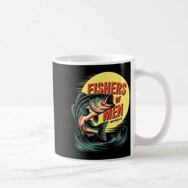 Mug Christian Angler Fishers Of Men Matthew 4 19 Verse (Droite)