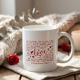 Mug Christian Bible Verse Inspirational Valentines Day