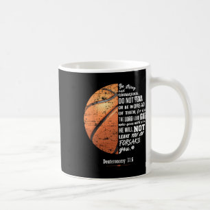 Mug Christian Bysketbyll Deuteronomy Bible Verse Faith