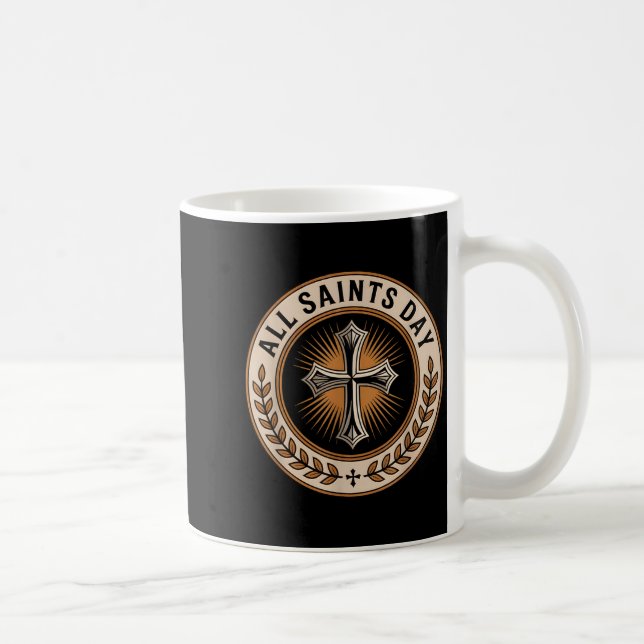 Mug Christian Catholic Cross Holy Srit November All Sa (Droite)