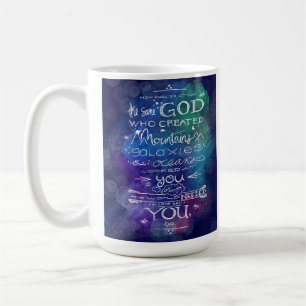 Mug Christian galaxy citation astronomie cadeau