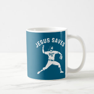 Mug Christian Jésus Sauve Baseball Tcher - Ciel 01 S
