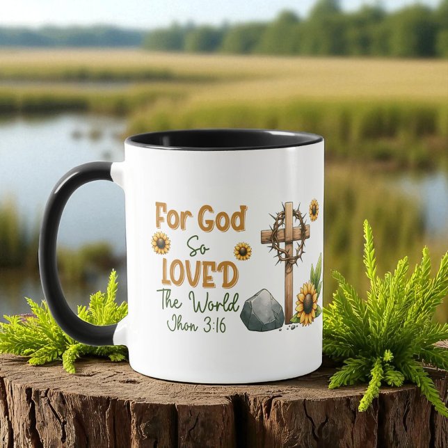Mug Christian - John 3:16 For God So Loved the World (Créateur téléchargé)