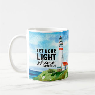 Mug Christian Laissez Votre Lumière Briller Matthieu 5