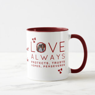 Mug Christian LOVE TOUJOURS Photo Saint Valentin