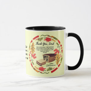 Mug Christian PAIN DE VIE Bon thanksgiving