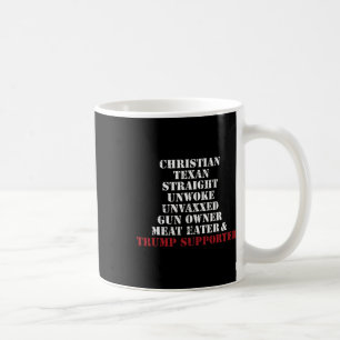 Mug Christian Texan Straight Unwoke propriétaire d'un 