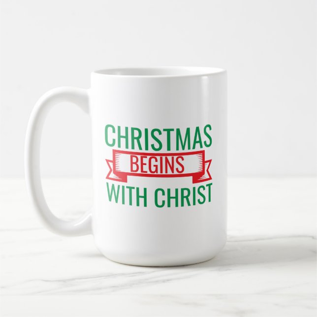 Mug christmas begins with christ-15523 (Gauche)