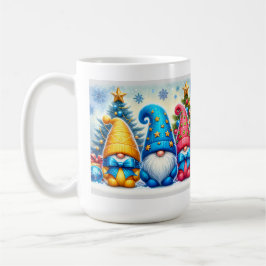 Mug Christmas Bow Gnomes