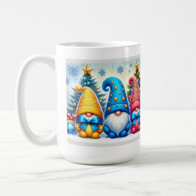 Mug Christmas Bow Gnomes (Gauche)