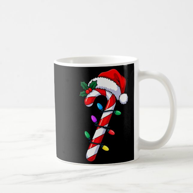 Mug Christmas Candy Cane Santa Xmas  (Droite)