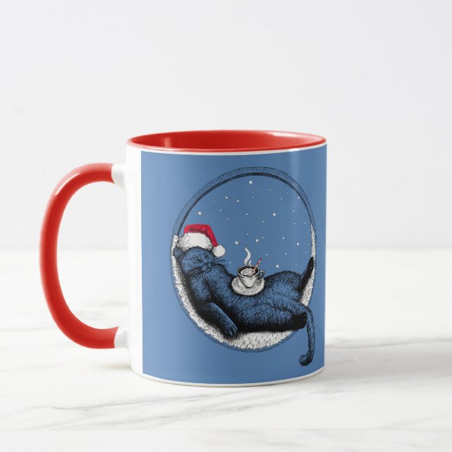 Mug Christmas Cat (Gauche)