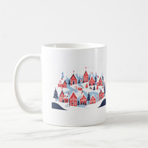 Mug Christmas Dorf Kaffeetasse