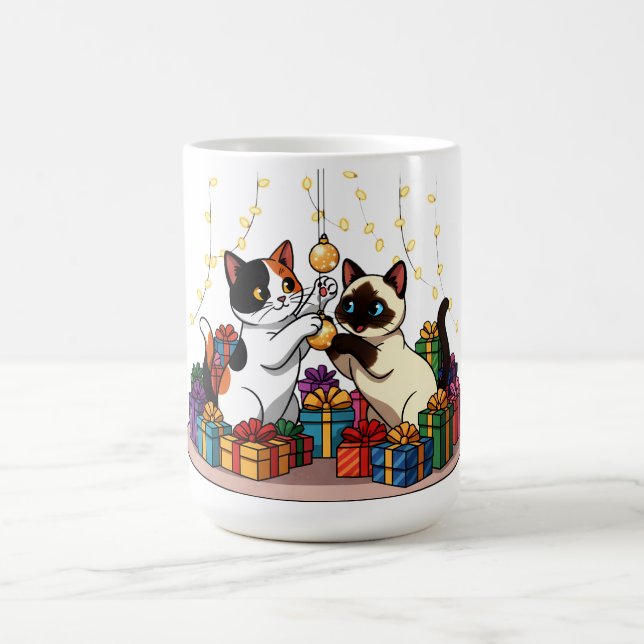 Mug Christmas Gifts & Ornaments Cats (Centre)