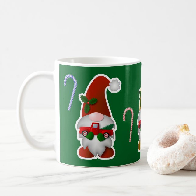 Mug Christmas Gnomes (Avec donut)
