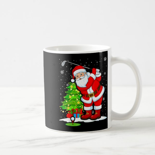 Mug Christmas Golf Santa Golfer Xmas Funny Christmas G (Droite)