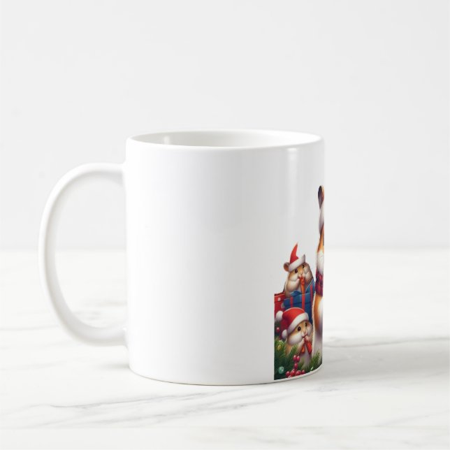 Mug Christmas & Hamster (Gauche)