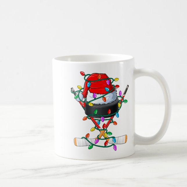Mug Christmas Hockey Xmas Santa Srts Hat Ball Kids B  (Droite)