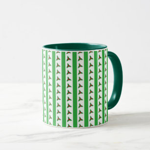 Mug Christmas Holly Motif