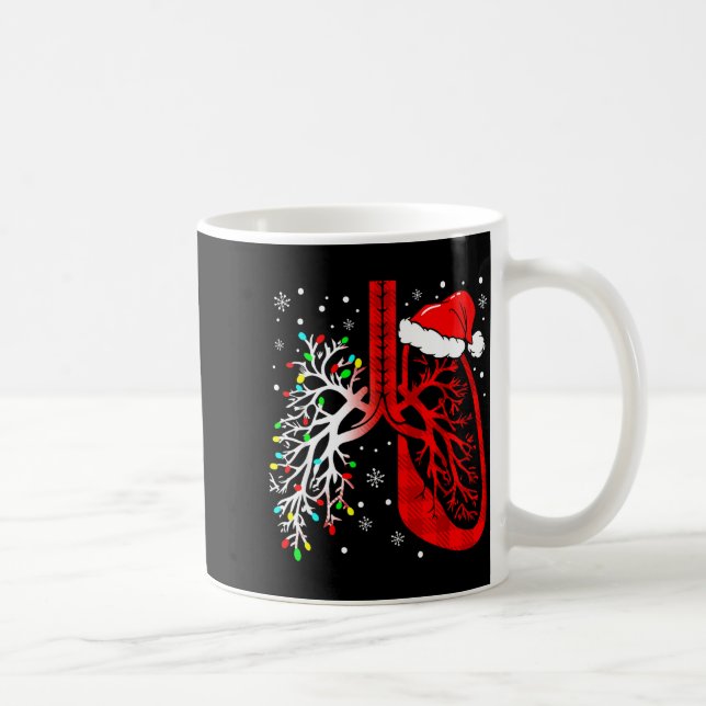 Mug Christmas Lung Lights Resratory Therast Holiday  (Droite)
