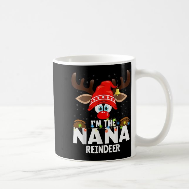 Mug Christmas Matching I'm The Nana Reindeer  (Droite)