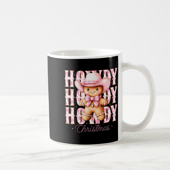 Mug Christmas Nk Gingerbread Cowboy Cowgirl Howdy West (Droite)