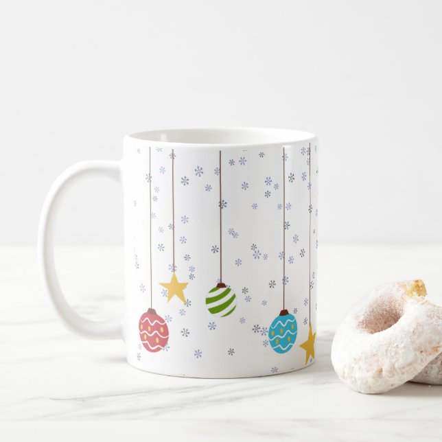 Mug Christmas Ornament  (Avec donut)