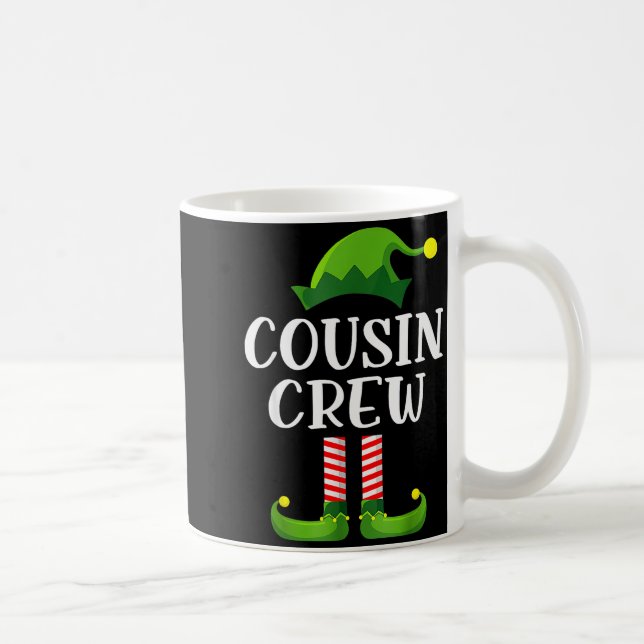 Mug Christmas Pajama Cousin Crew Funny Elf Matching Pa (Droite)