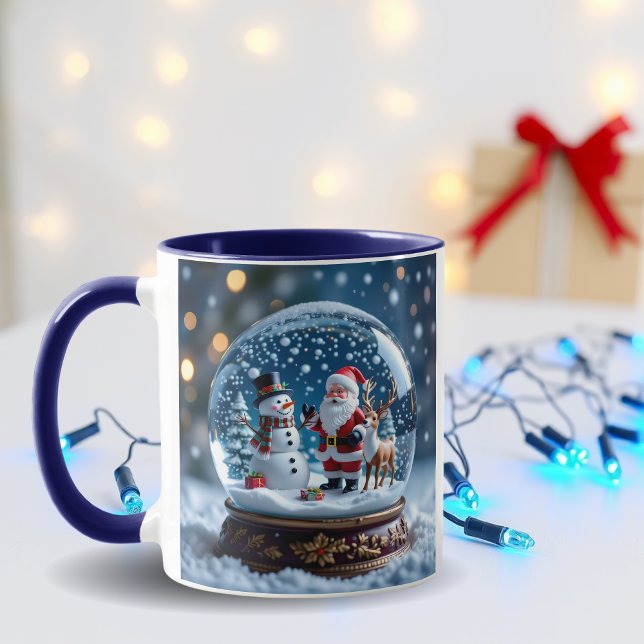 Mug Christmas Snow Globes Personalized (Créateur téléchargé)