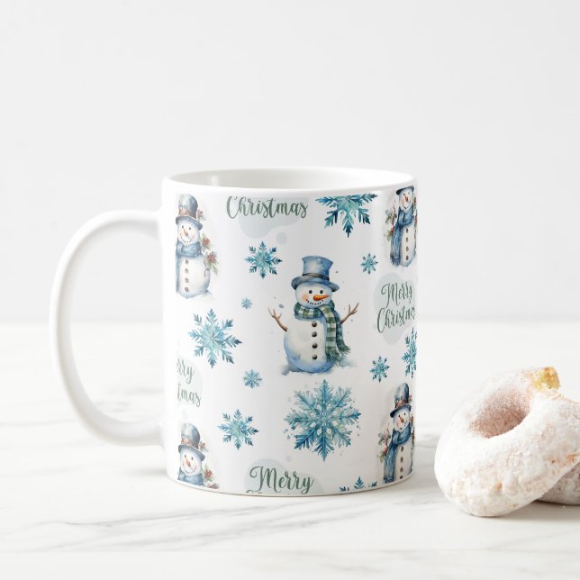 Mug Christmas Snowman (Avec donut)