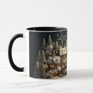 Mug Christmas Snowy Manor Storybook Wonderland