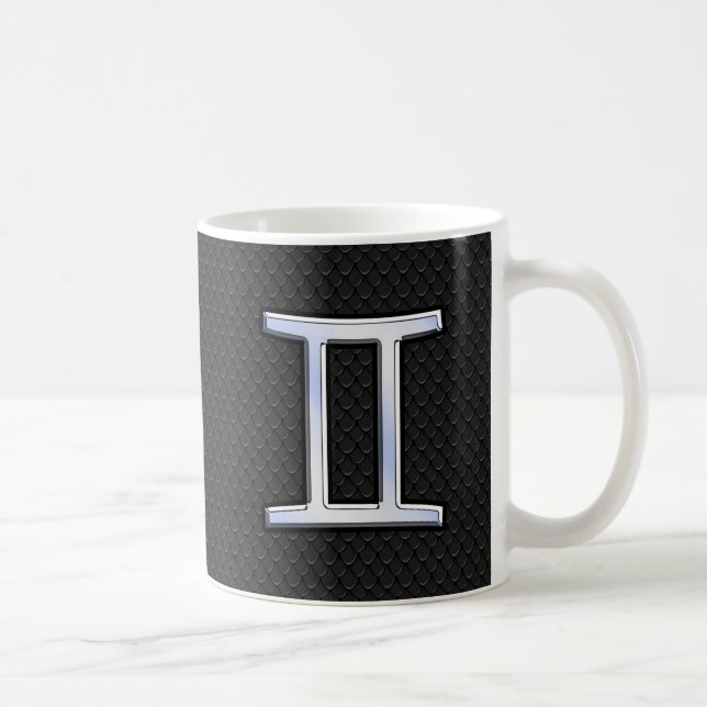 Mug Chrome moderne comme Gemini signe Zodiac (Droite)