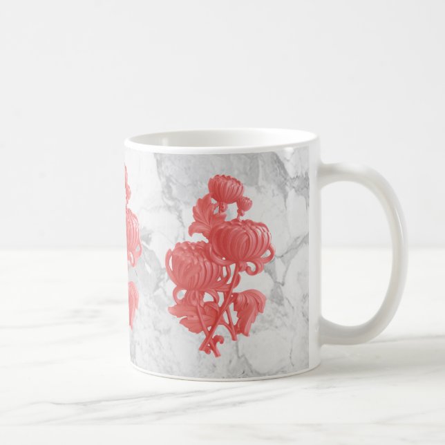 Mug Chrysanthème rose (Droite)