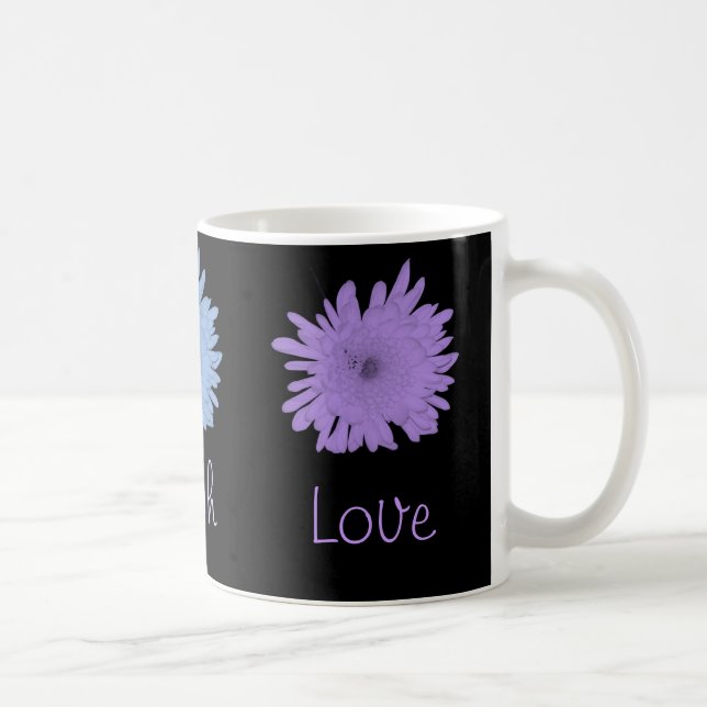 Mug Chrysanthèmes en pastel de Coloful (Droite)