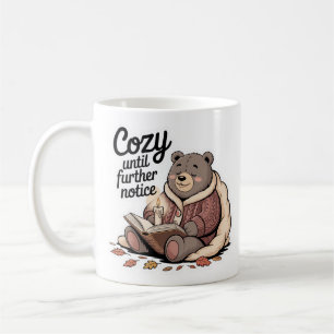 Mug Chubby Lecture d'ours confortable bougie d'automne