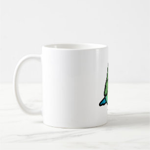 Mug Chubby Seagreen Peach Face Lovebird